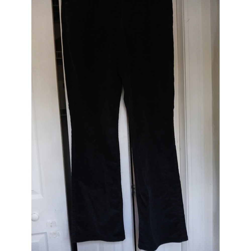 NYDJ Not Your Daughter Jeans Women 14 Black Stretch Lift&tuck Bootcut Corduroy